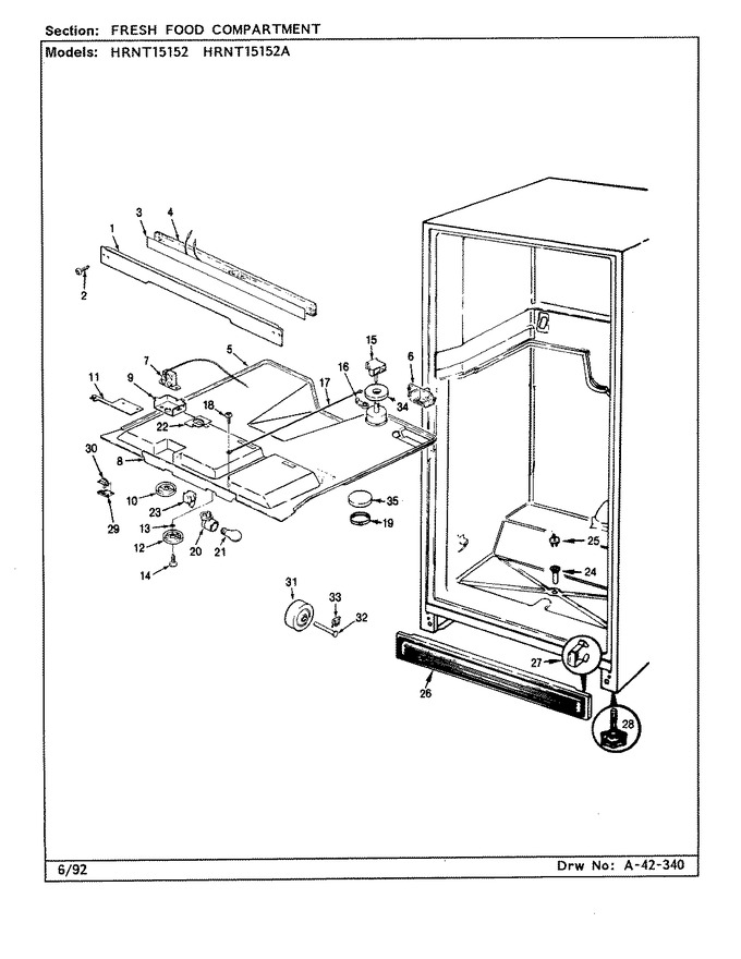 Diagram for HRNT15152A (BOM: CF18A)