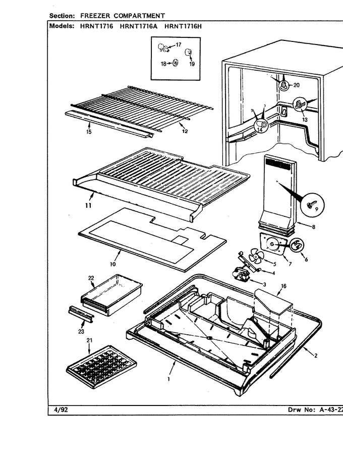 Diagram for HRNT1716H (BOM: BF34A)