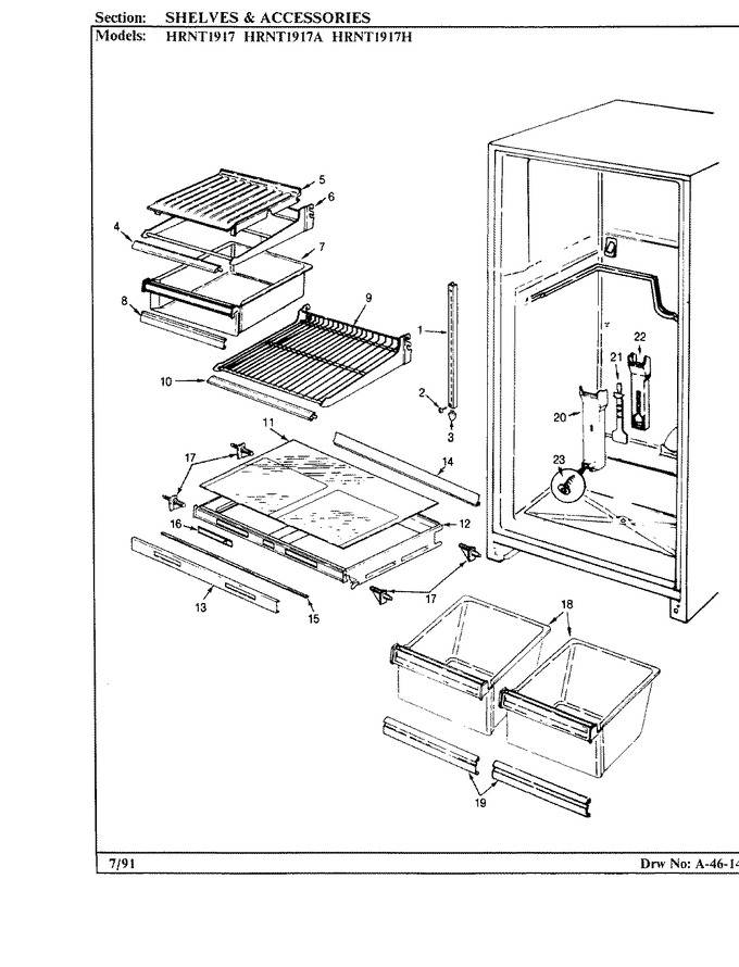 Diagram for HRNT1917A (BOM: BF55A)
