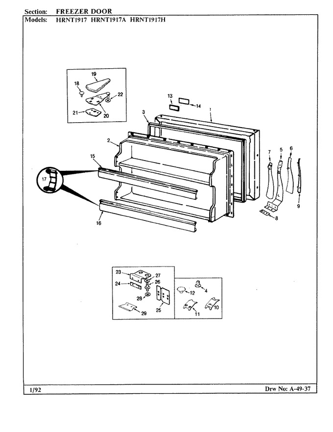 Diagram for HRNT1917A (BOM: BF55C)