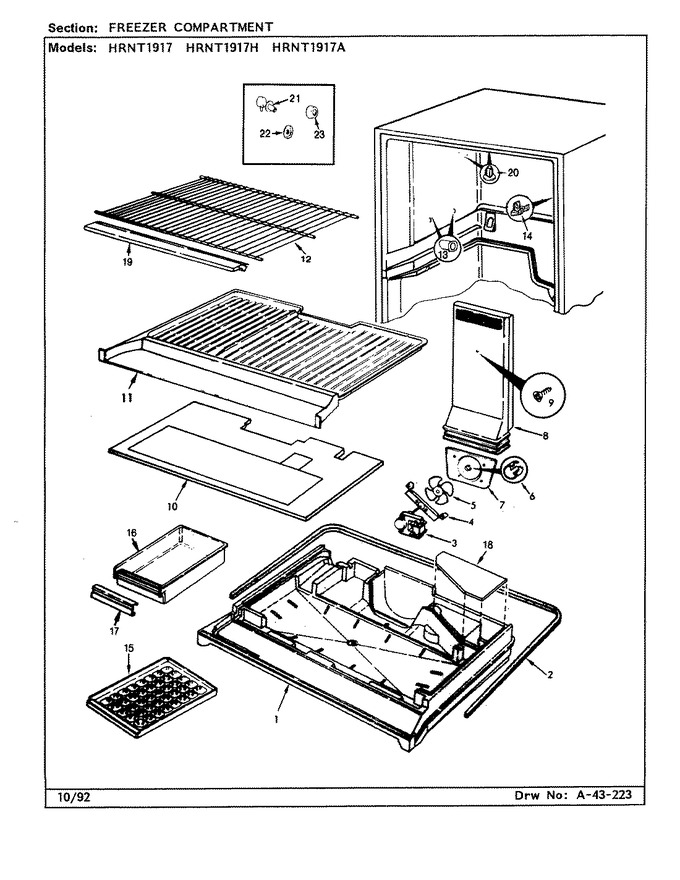 Diagram for HRNT1917H (BOM: CL53A)