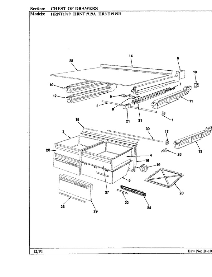Diagram for HRNT1919A (BOM: BF60A)