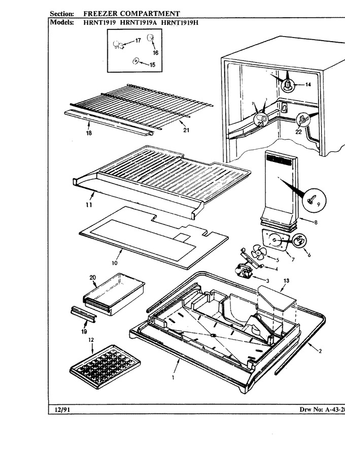 Diagram for HRNT1919A (BOM: BF60A)