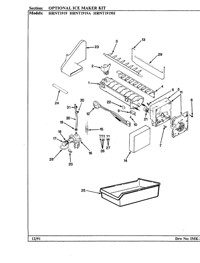 Diagram for HRNT1919A (BOM: BF60A)