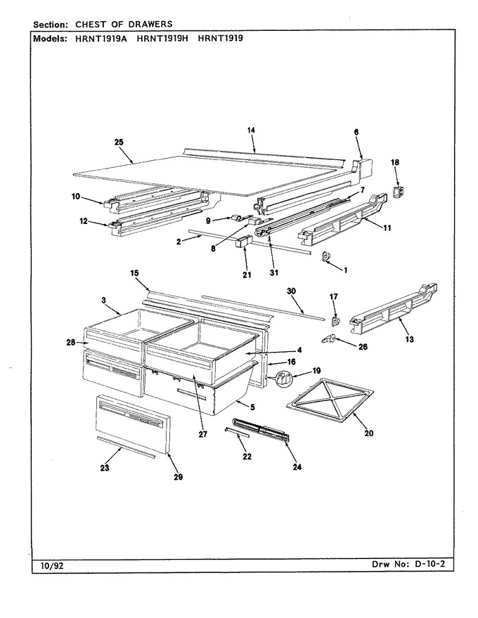 Diagram for HRNT1919 (BOM: CL54A)