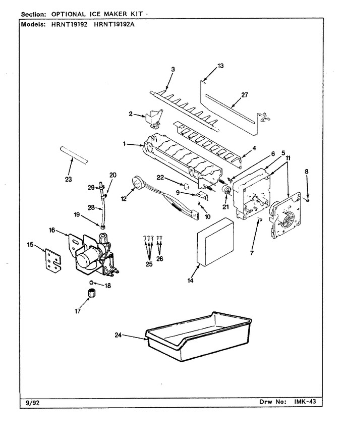 Diagram for HRNT19192 (BOM: CF51A)