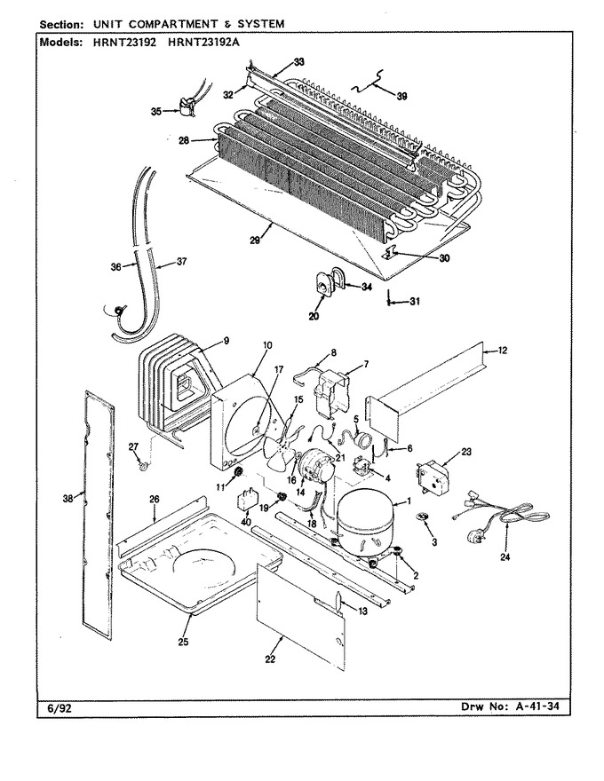 Diagram for HRNT23192 (BOM: CF95A)