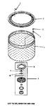 Diagram for 11 - Lint Filter, Washtub & Hub
