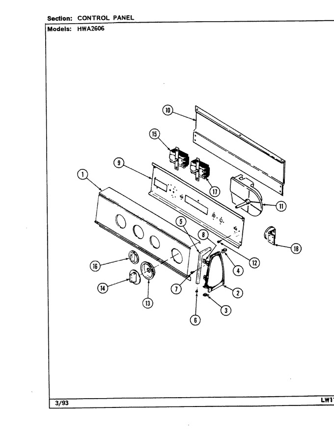 Diagram for HWA2606W