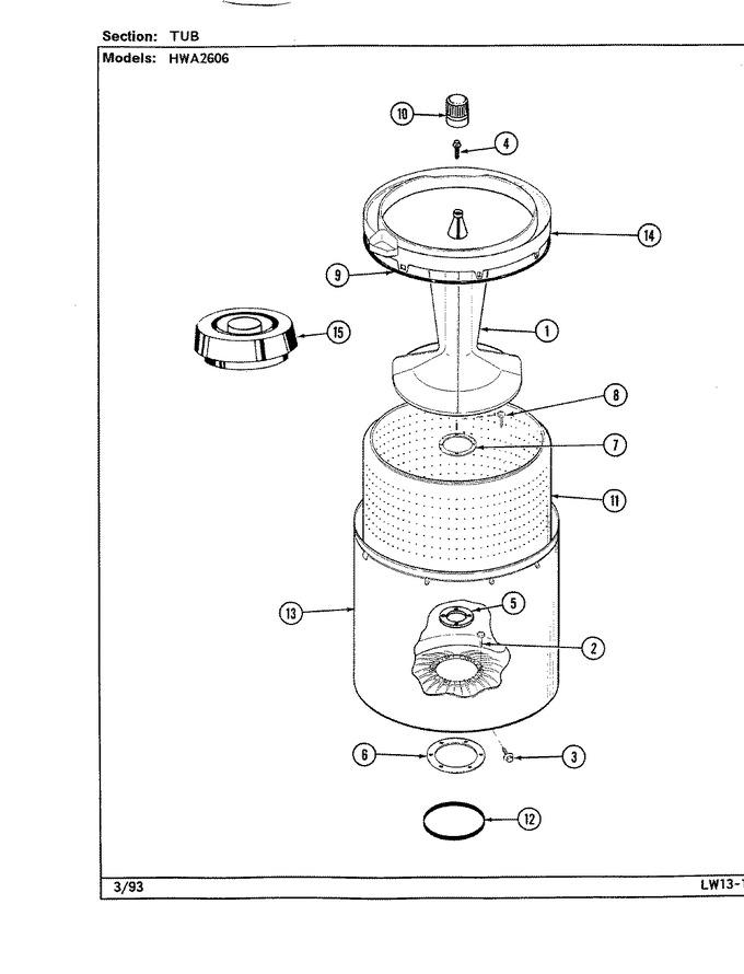 Diagram for HWA2606W