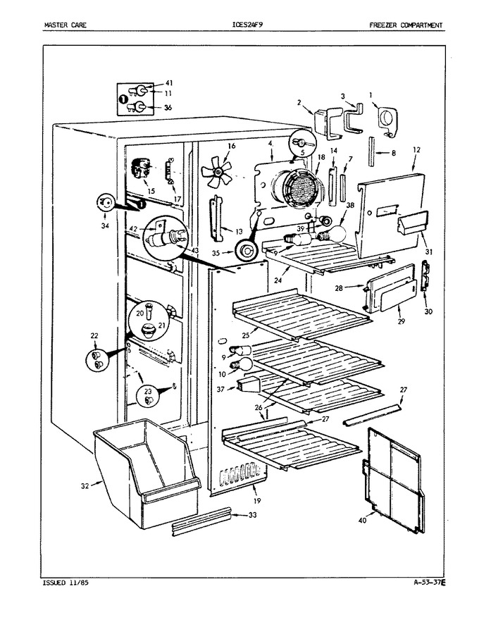 Diagram for ICES24F9H (BOM: 5L50A)