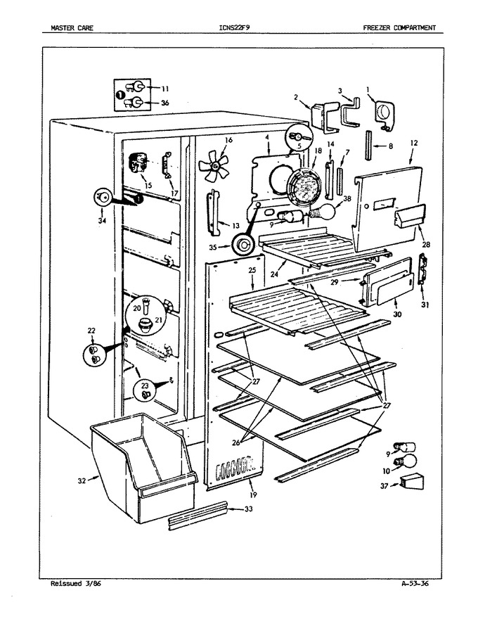 Diagram for ICNS22F9H (BOM: 5L47A)
