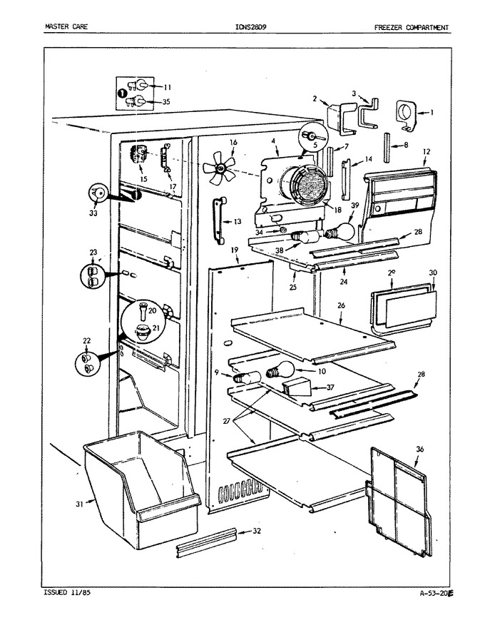 Diagram for ICNS28D92H (BOM: 5L58A)