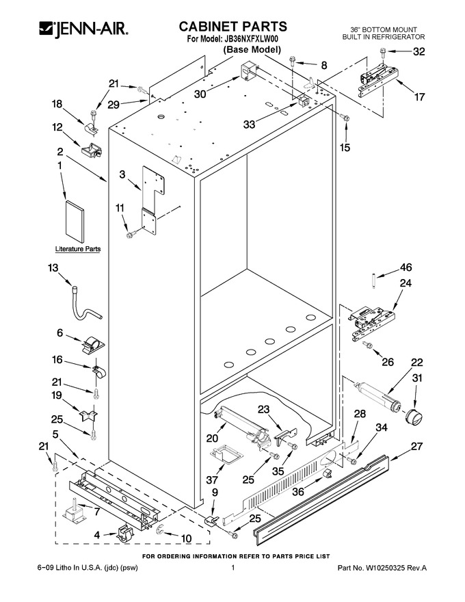Diagram for JB36NXFXLW00