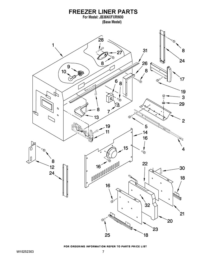 Diagram for JB36NXFXRW00