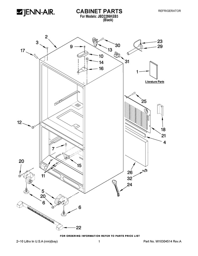 Diagram for JBD2286KEB3