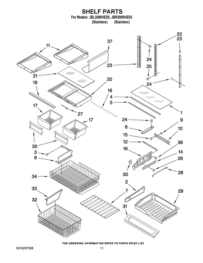 Diagram for JBL2088HES5