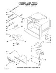 Diagram for 02 - Freezer Liner Parts