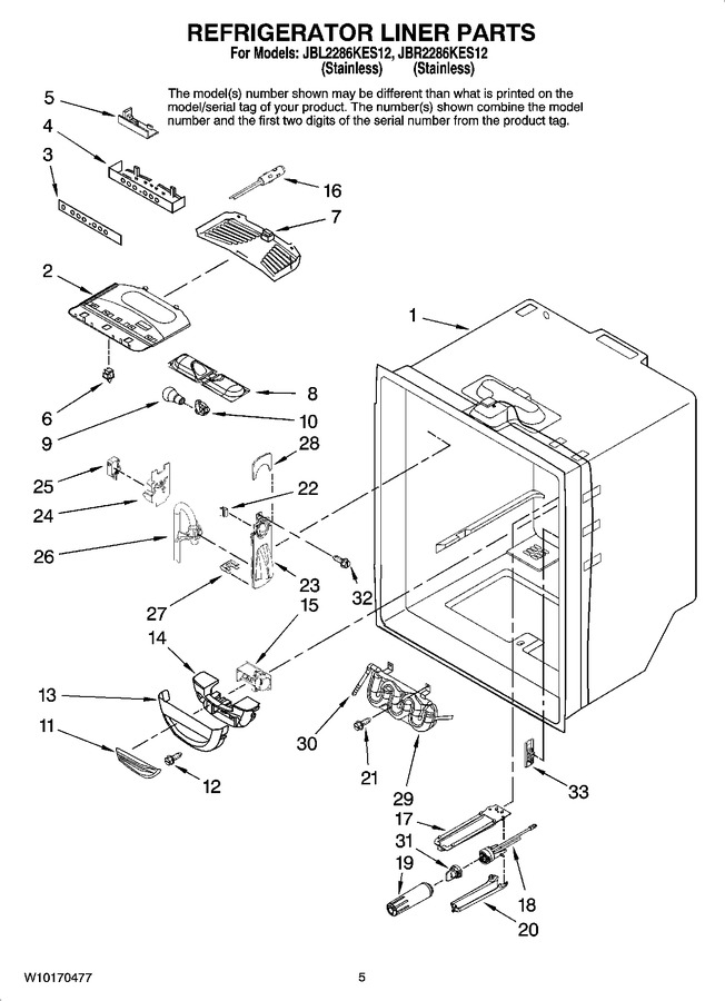 Diagram for JBR2286KES12