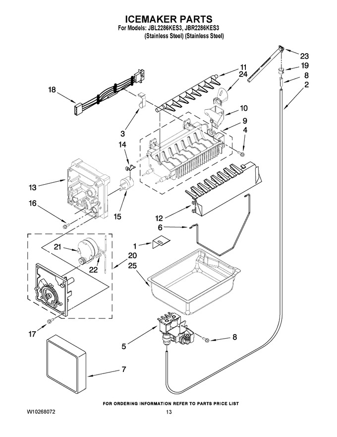 Diagram for JBL2286KES3