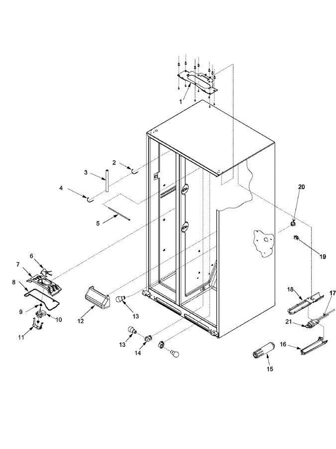 Diagram for XRSS267BW (BOM: PXRSS267BW1)