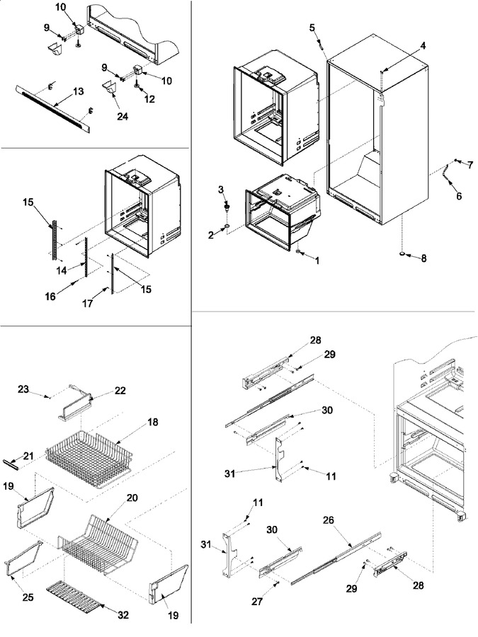 Diagram for JCB2058GEW (BOM: PJCB2058GW1)