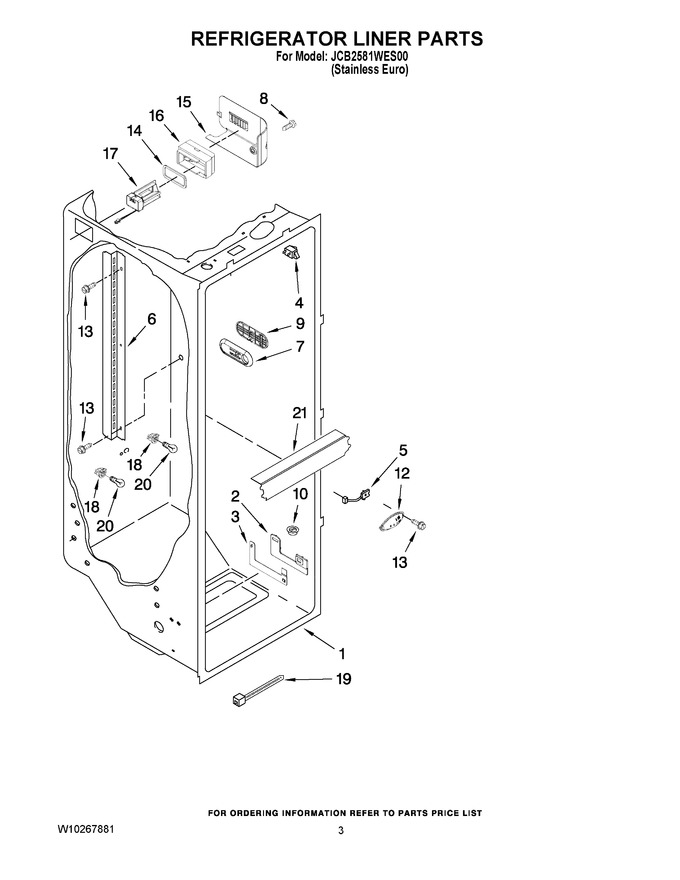 Diagram for JCB2581WES00
