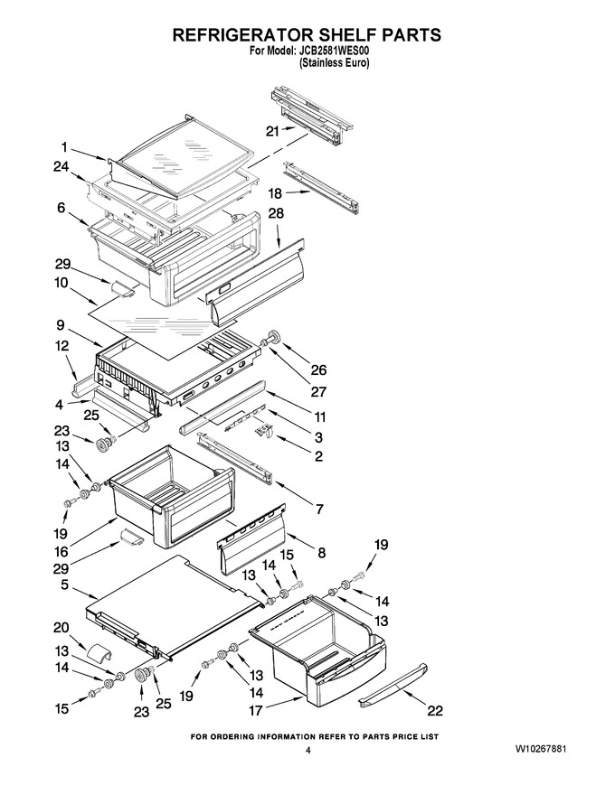 Diagram for JCB2581WES00