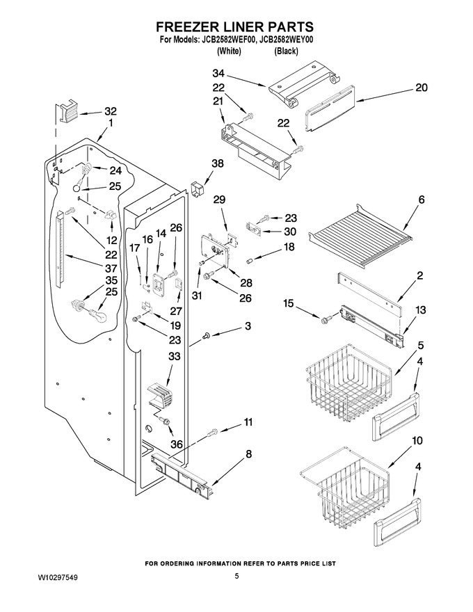Diagram for JCB2582WEF00
