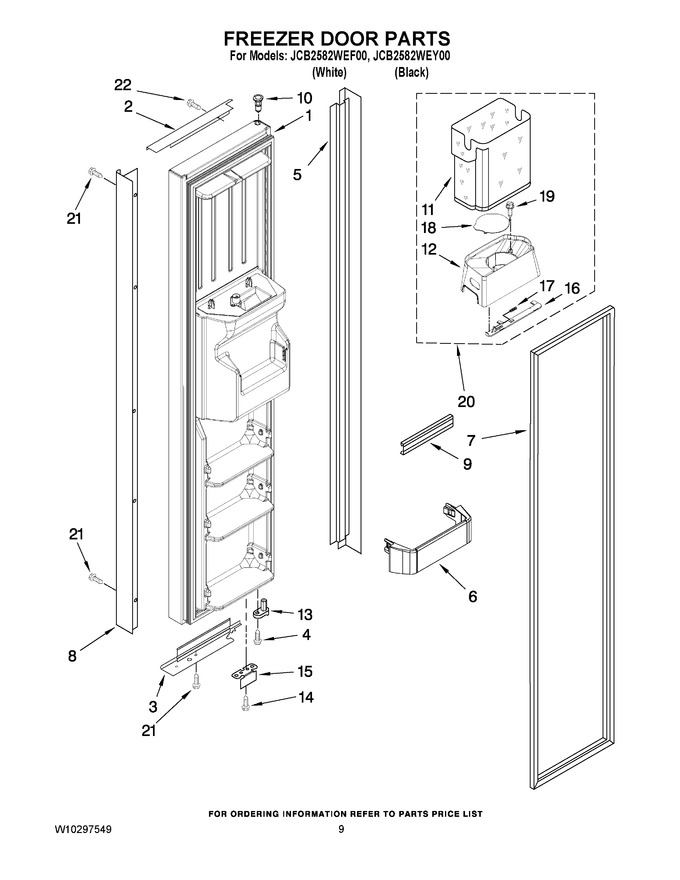 Diagram for JCB2582WEF00