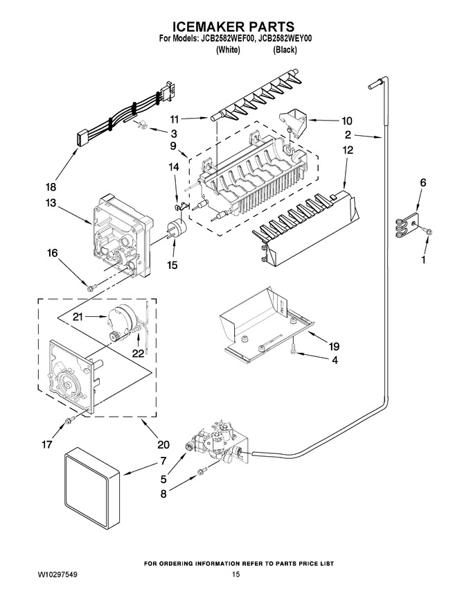 Diagram for JCB2582WEF00