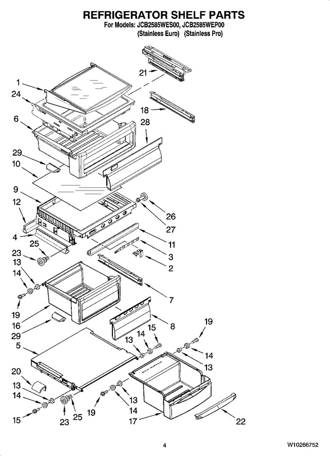 Diagram for JCB2585WES00
