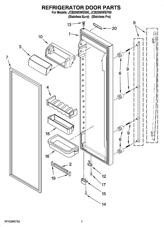 Diagram for JCB2585WEP00