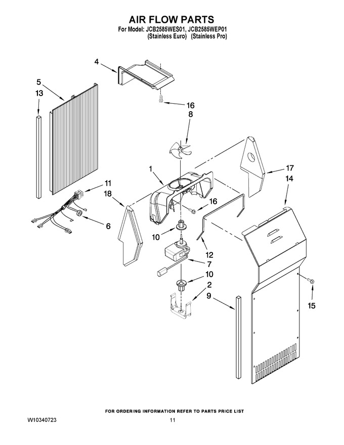 Diagram for JCB2585WES01