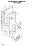 Diagram for 02 - Refrigerator Liner Parts