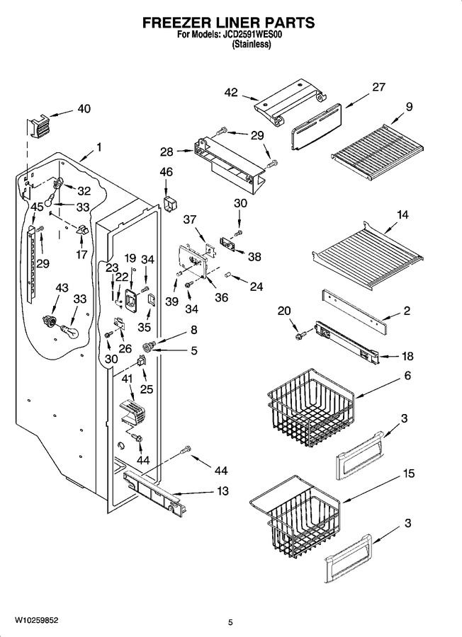 Diagram for JCD2591WES00