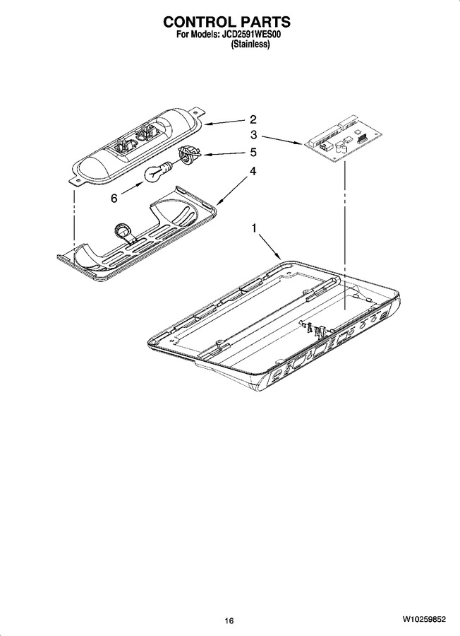Diagram for JCD2591WES00