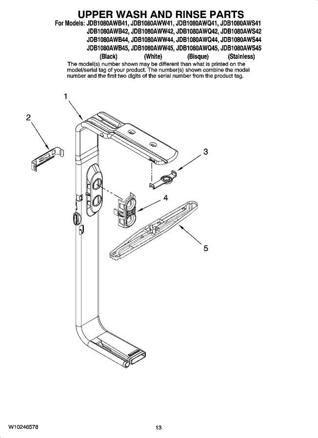 Diagram for JDB1080AWQ45