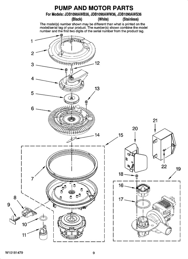 Diagram for JDB1090AWS36