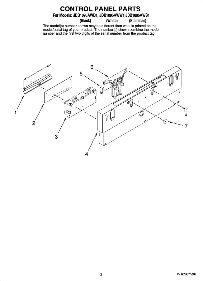 Diagram for JDB1095AWW1