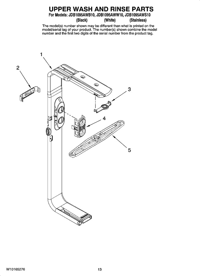 Diagram for JDB1095AWS10