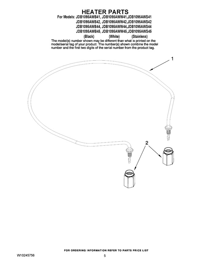 Diagram for JDB1095AWS41