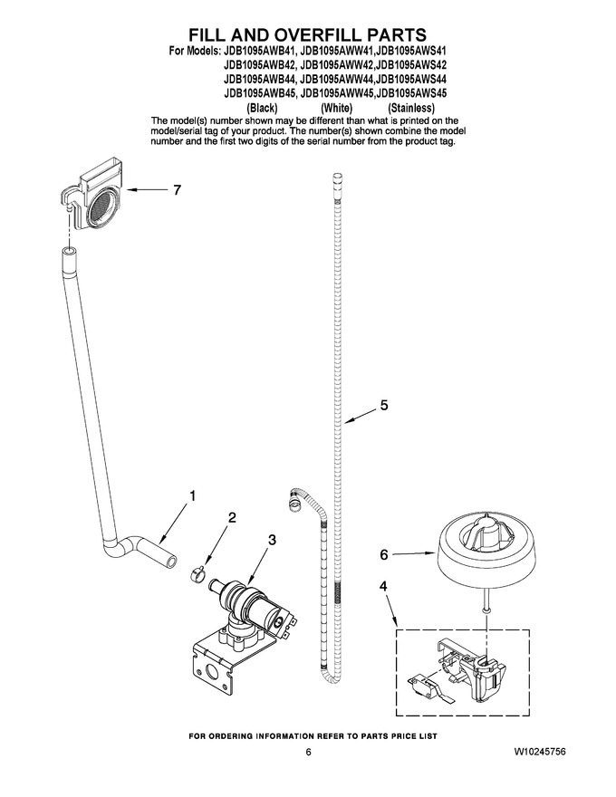Diagram for JDB1095AWS41