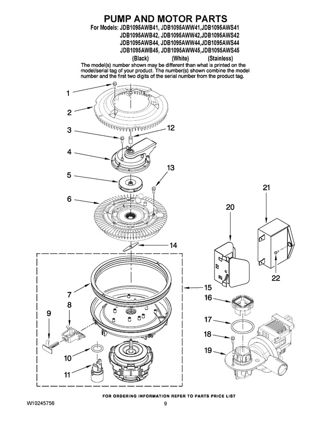 Diagram for JDB1095AWB44