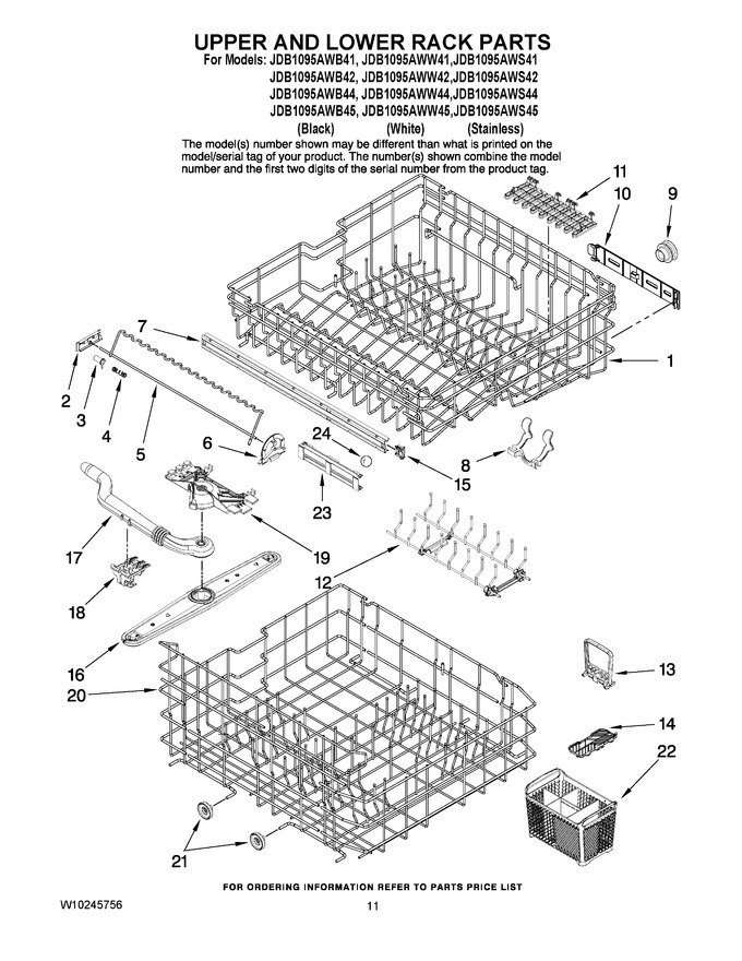 Diagram for JDB1095AWS41