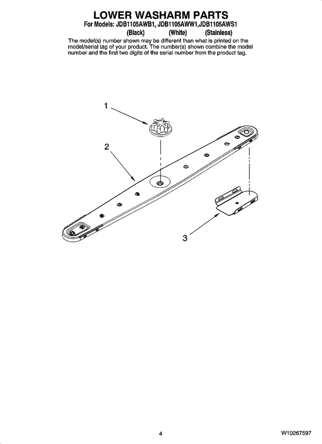 Diagram for JDB1105AWW1