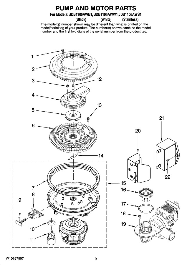 Diagram for JDB1105AWB1