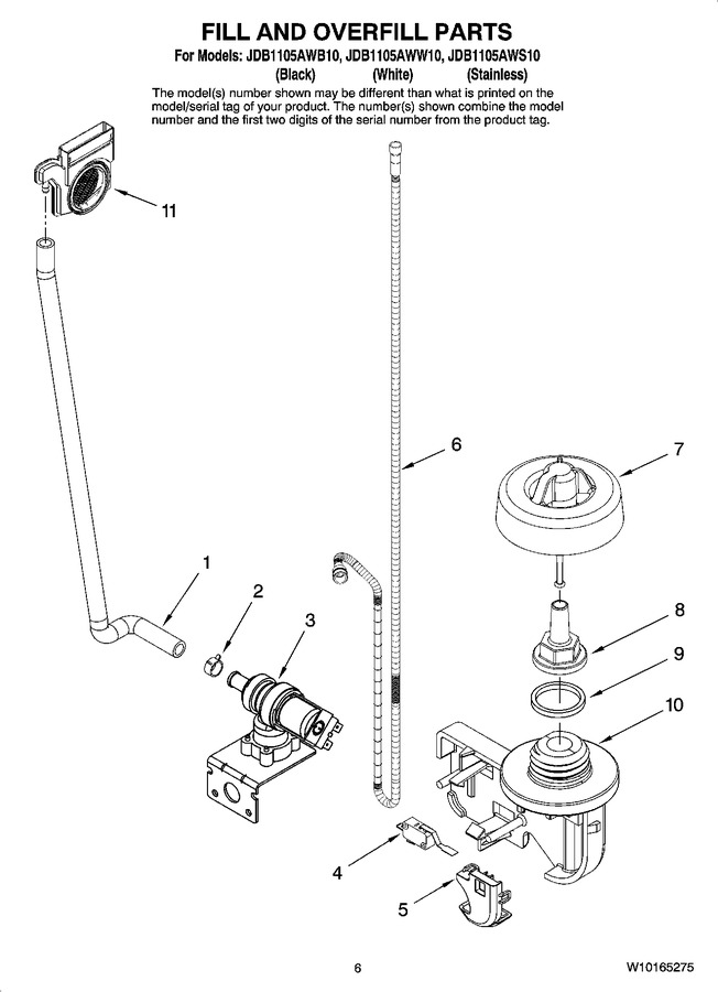 Diagram for JDB1105AWB10
