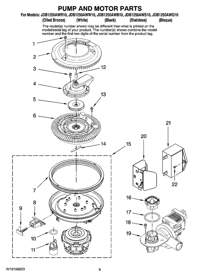Diagram for JDB1250AWS10