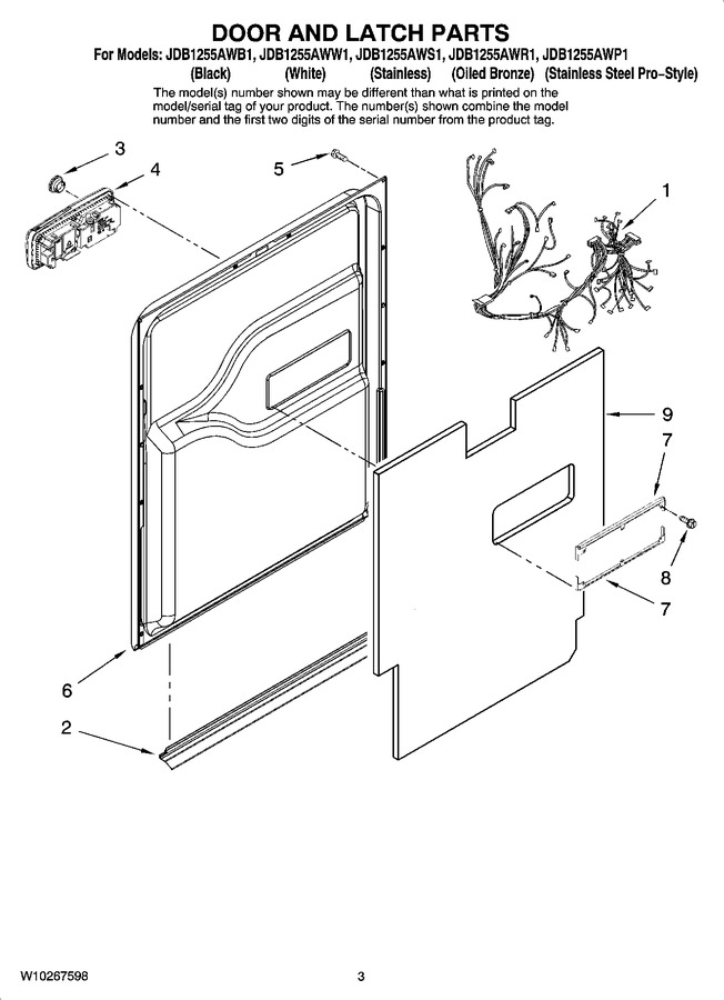 Diagram for JDB1255AWB1